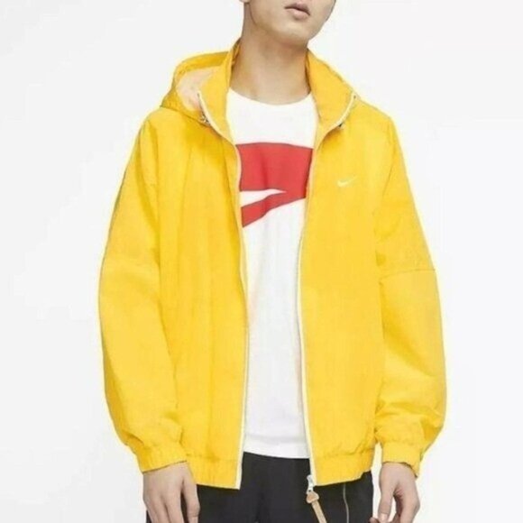 Nike Other - Nike NRG MII Hooded Track Jacket Opti Yellow Sized Medium New